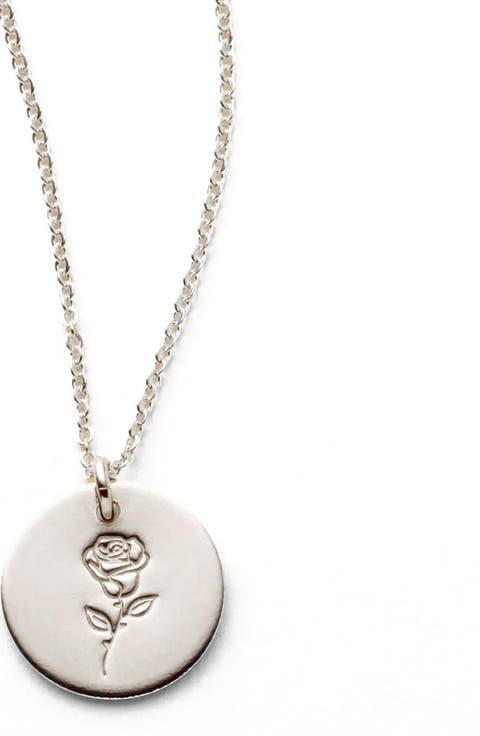 June Birth Flower Necklace