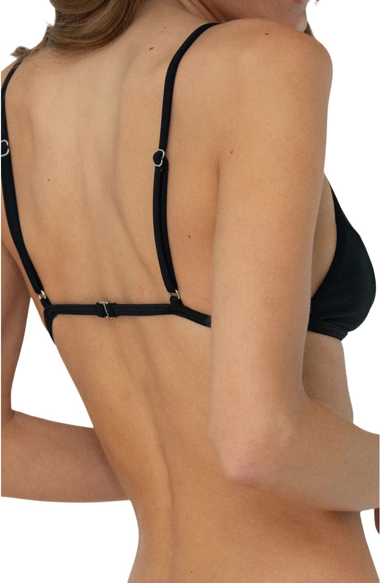 Bright Swimwear Freya Top, Alternate, color, Black