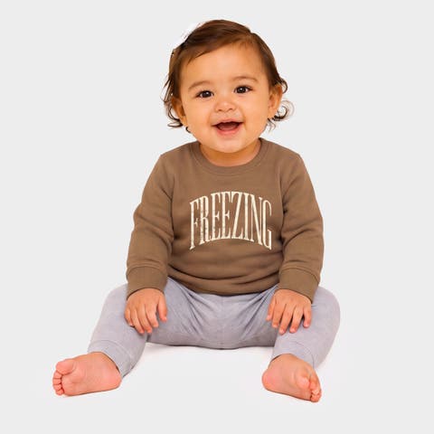 Freezing Arched Crew Fleece Sweatshirt Baby