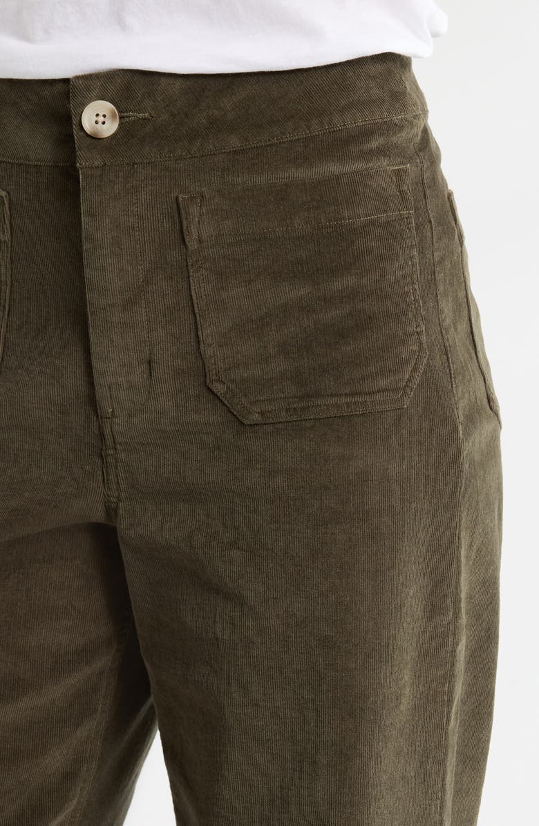 TravisMathew Everyday Patch Pocket Cotton Blend Corduroy Pants, Alternate, color, Grape Leaf