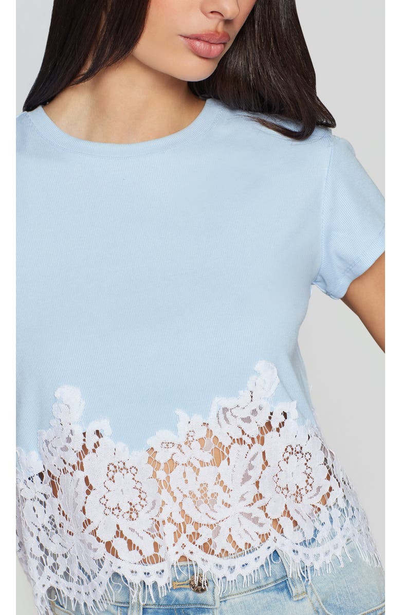 Generation Love Paige Rib Lace Combo Top, Alternate, color, 