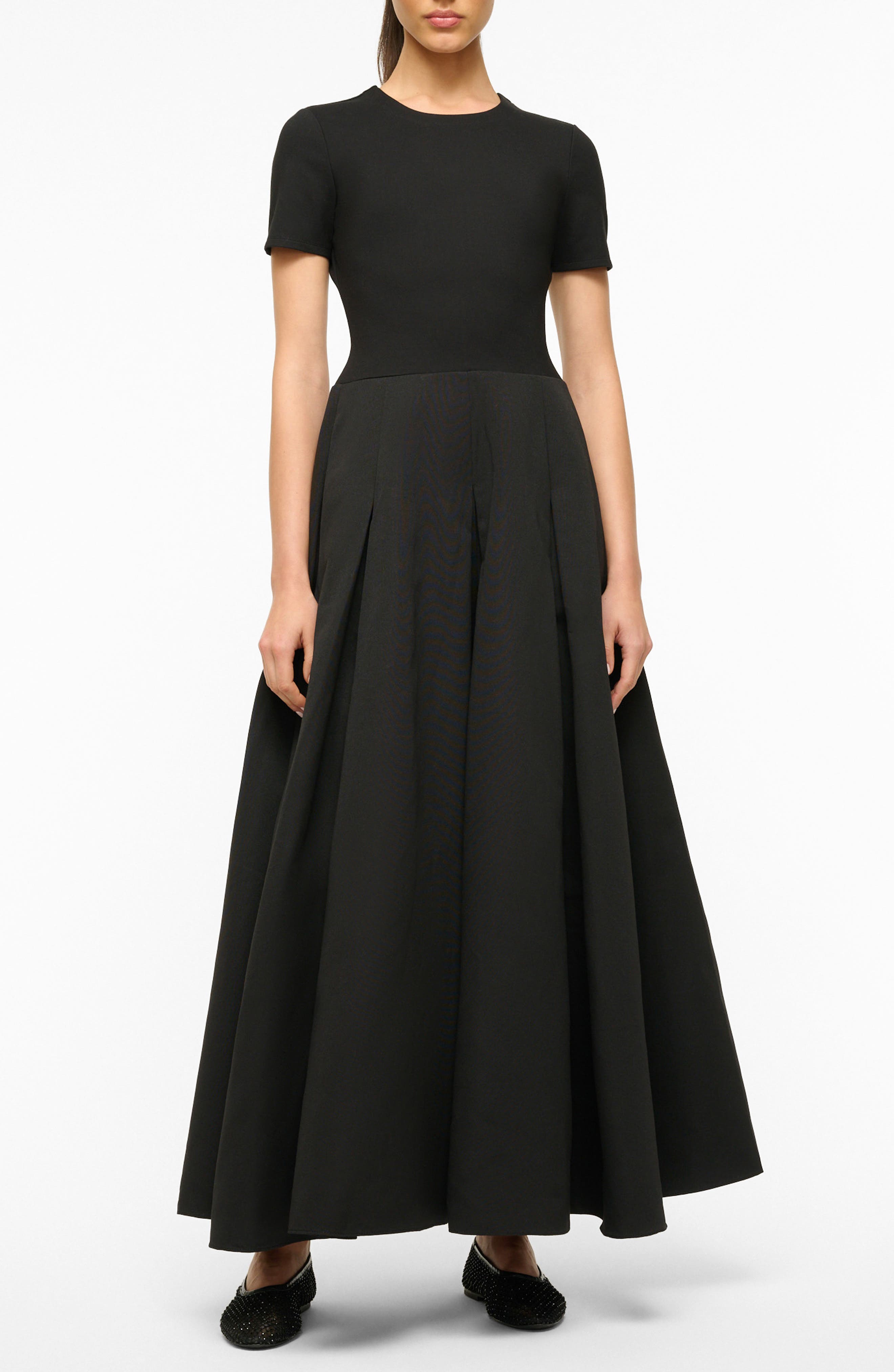 Hopper Mixed Media Gown
