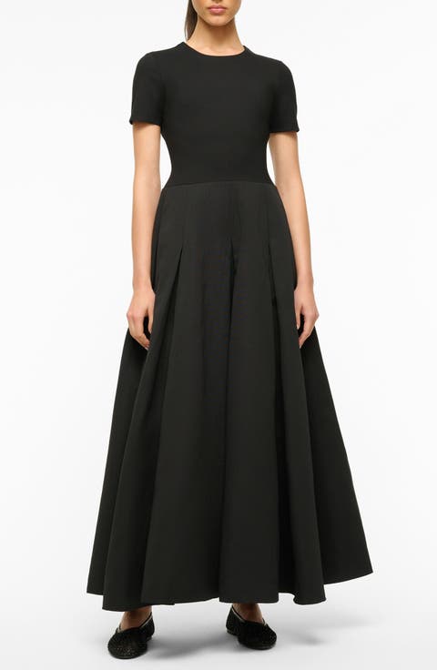 Hopper Mixed Media Gown