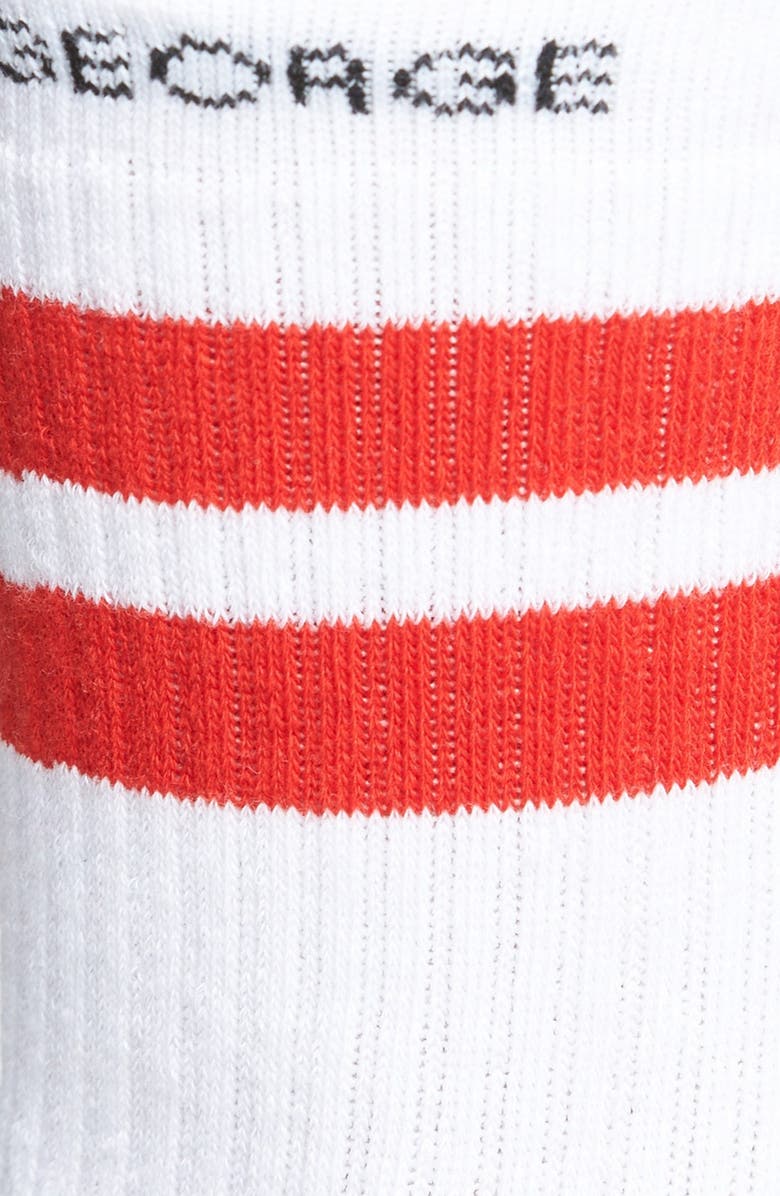 Arthur George by R. Kardashian 'I Love You' Socks, Alternate, color, Red/ Black