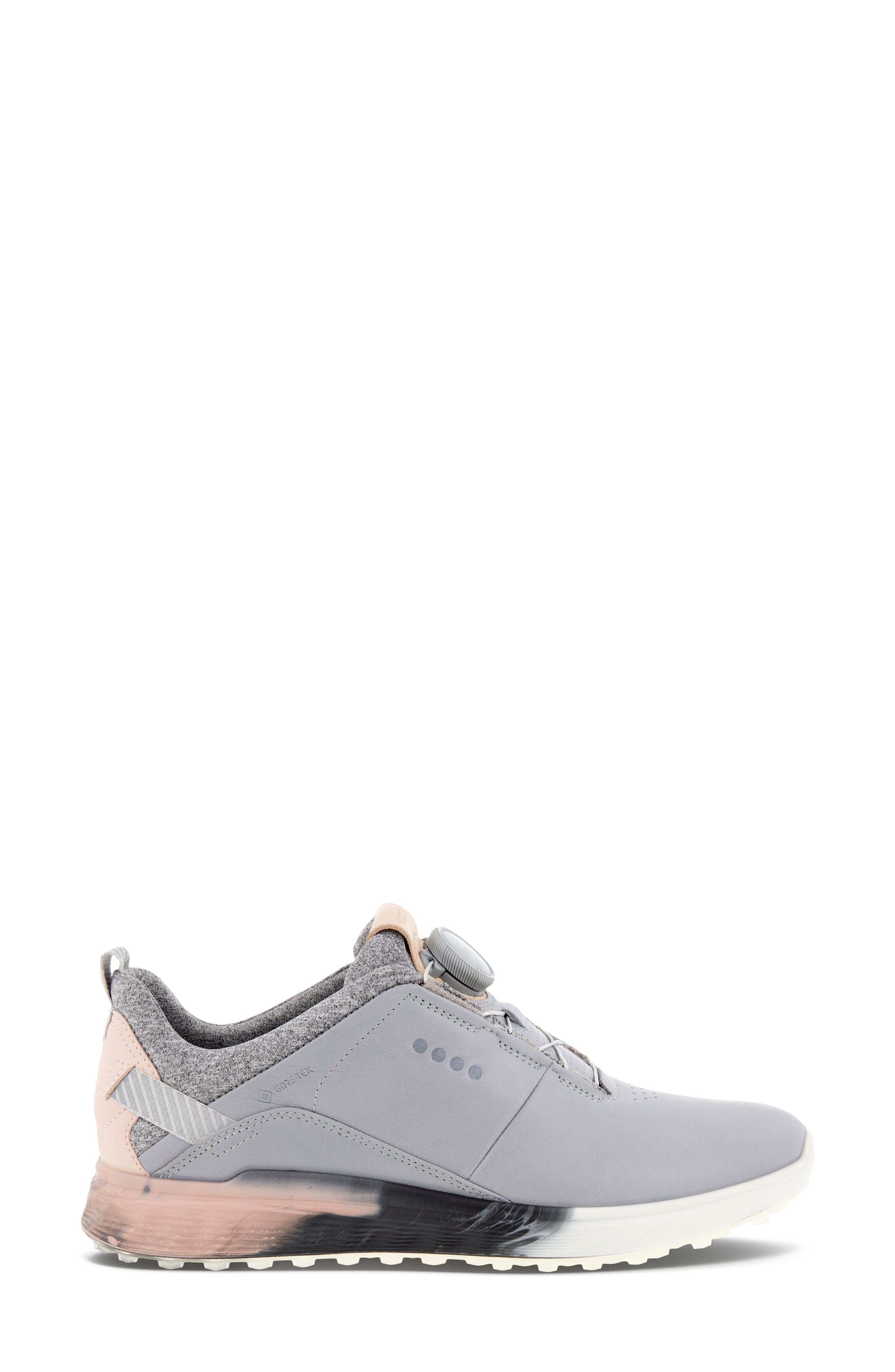 ECCO S-Three Boa Waterproof Golf Shoe, Alternate, color, 