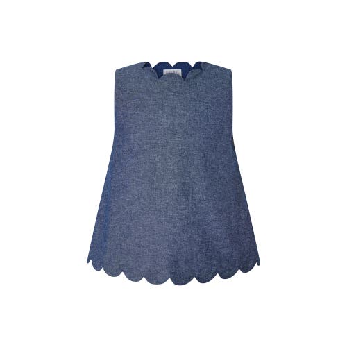 Shop Rachel Riley Chambray Scalloped Set