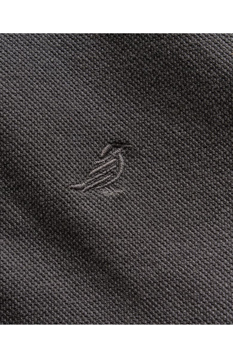 Billy Reid Yellowhammer Cotton & Linen Knit Button-Up Shirt, Alternate, color, Asphalt