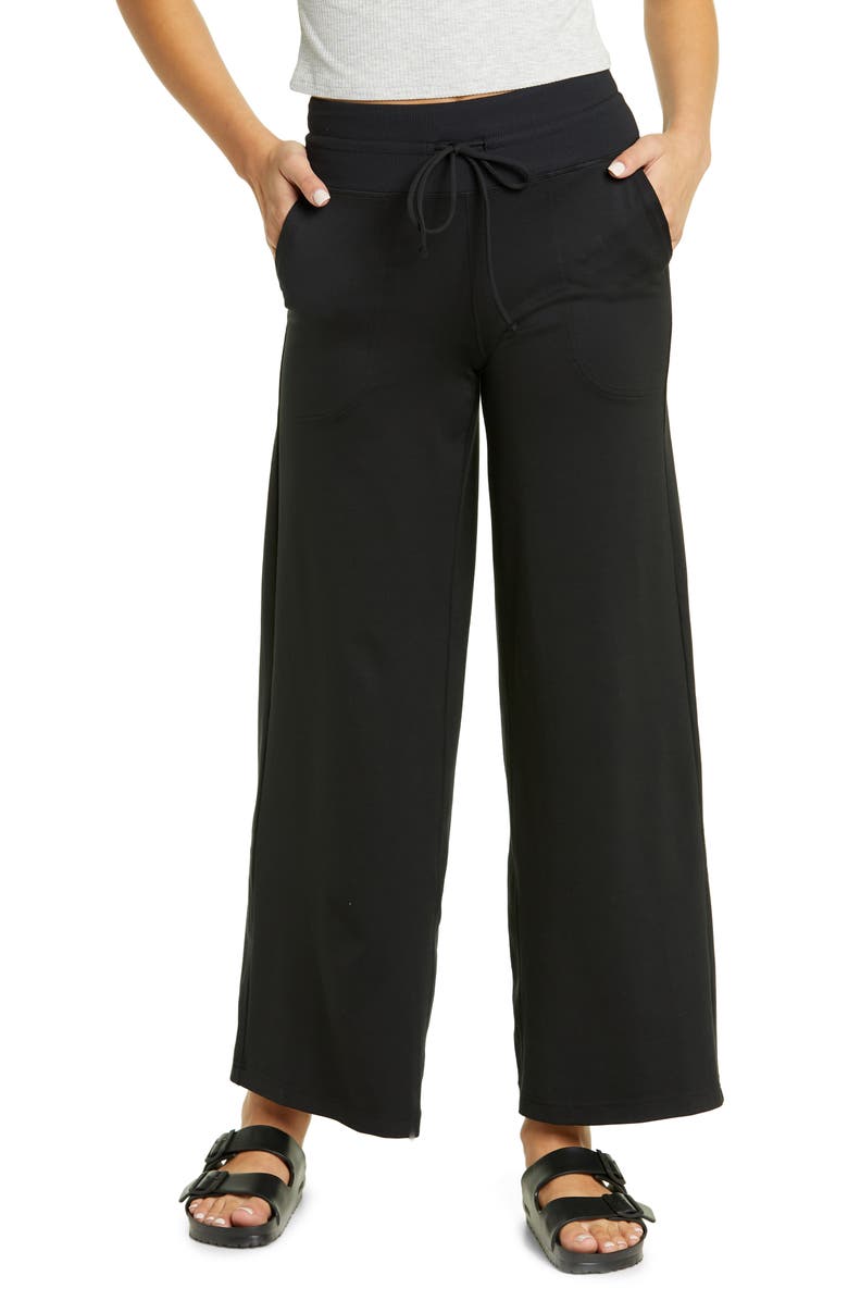 Zella OSR Renew High Waist Wide Leg Pants, Main, color, 