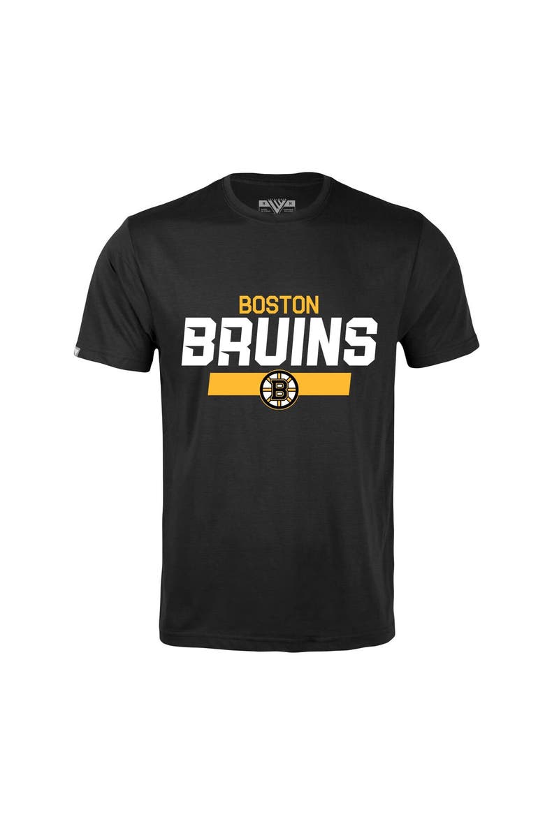 Men's Levelwear David Pastrnak Black Boston Bruins Richmond Player Name & Number T-Shirt, Alternate, color, Black