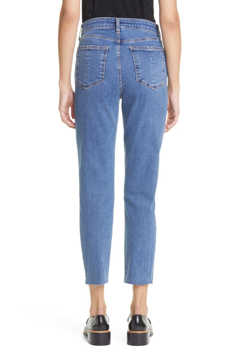 rag & bone Nina High Waist Ankle Cigarette Jeans, Alternate, color, 