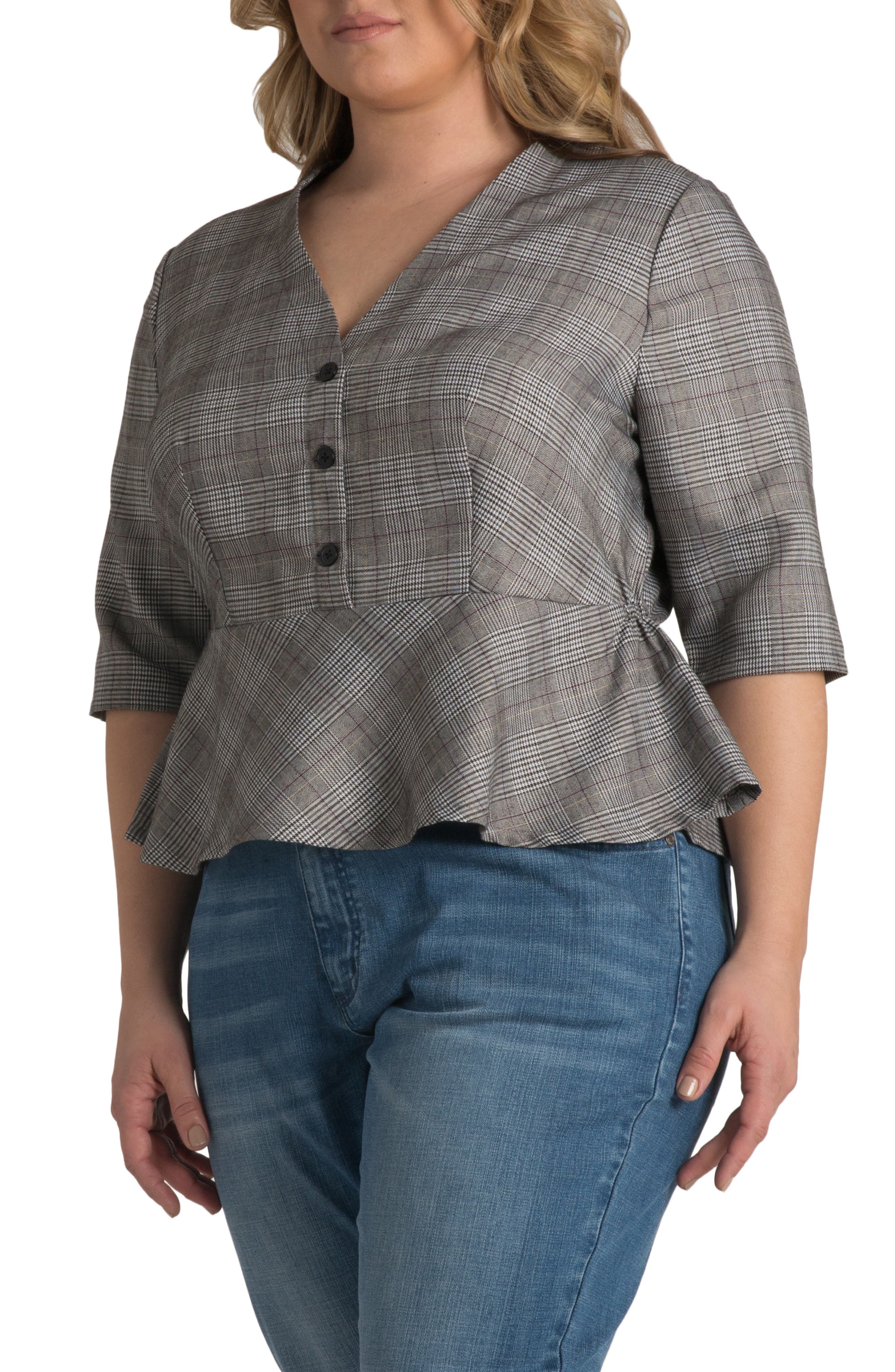 Standards & Practices Jemma Ruffle Hem Top (Women) | Nordstrom