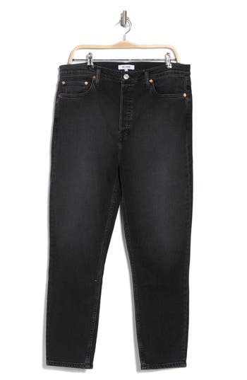 Re/done '90s High Waist Ankle Crop Slim Jeans