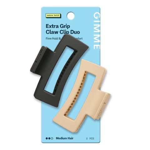 Rectangle Extra Grip Claw Clip