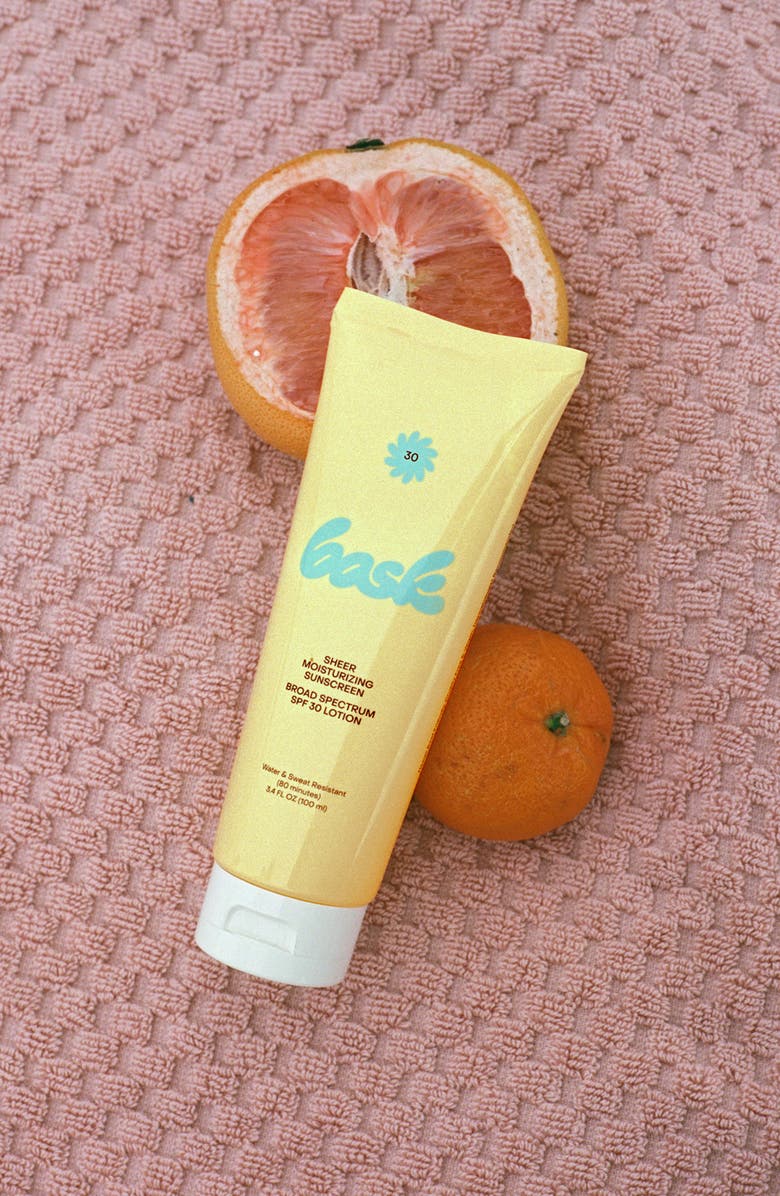 Bask Sheer Moisturizing Sunscreen Broad Spectrum SPF 30 Lotion, Alternate, color, 