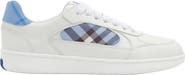 Burberry Leather and Check Terrace Sneakers