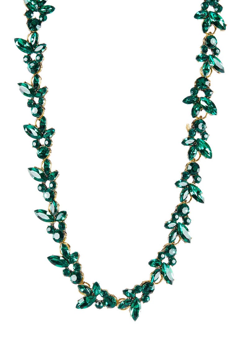 Leaf My Necklace, Alternate, color, GREEN