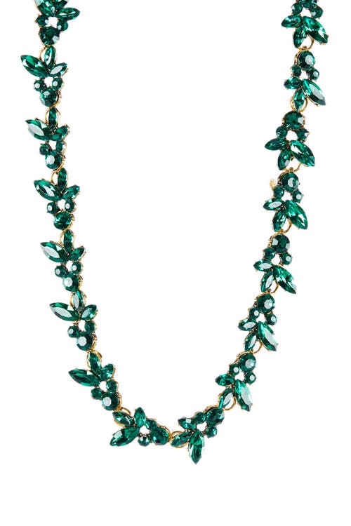 Eye Candy Los Angeles Leaf My Necklace In Green
