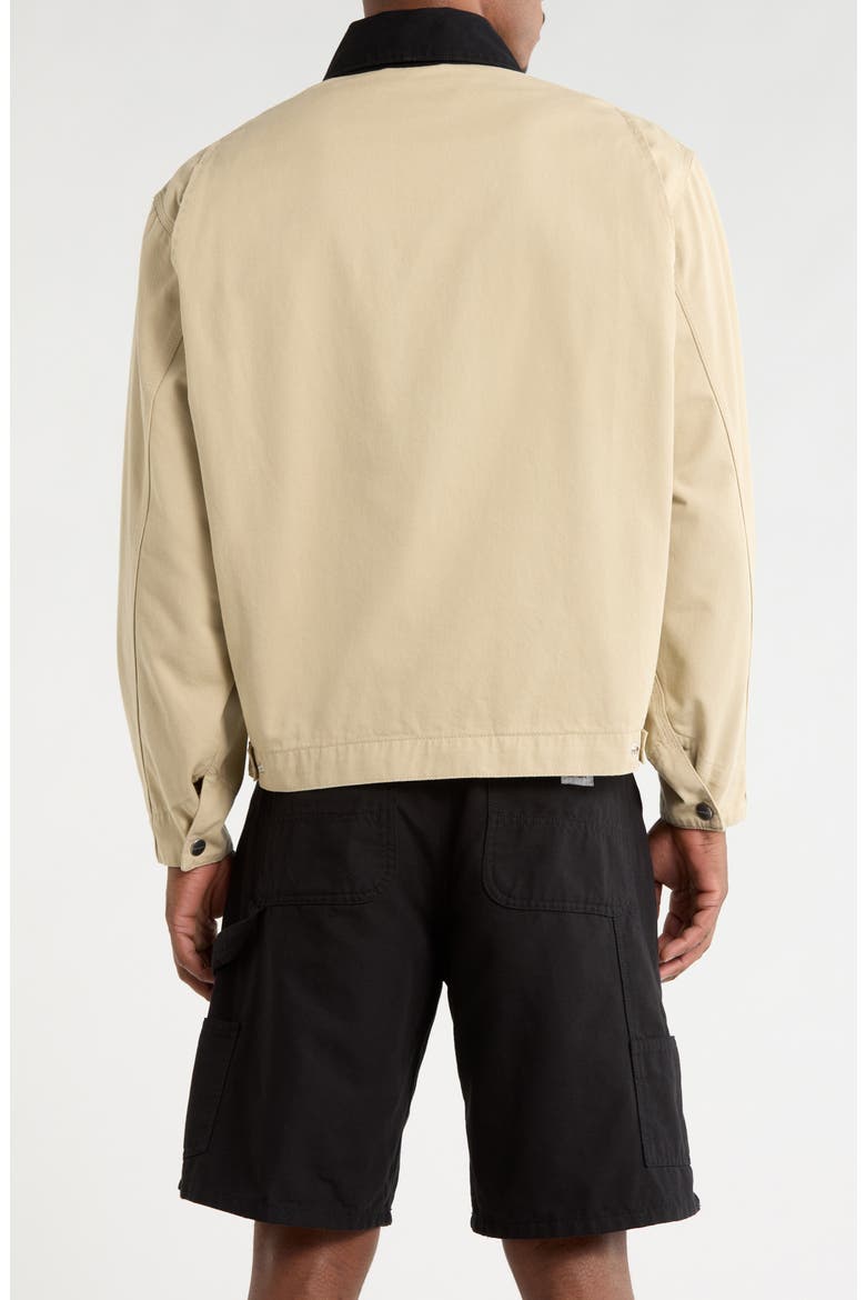 OG Detroit Organic Cotton Canvas Chore Jacket, Alternate, color, BARCHAN/BLACK