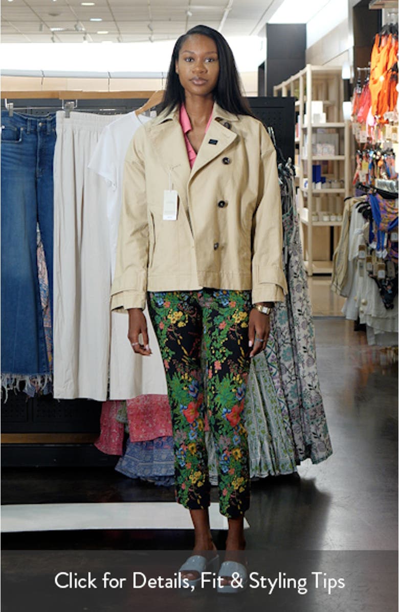 Cotton Crop Trench Coat, sales video thumbnail