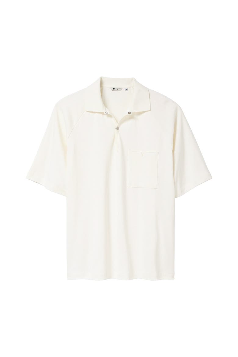 Raglan Mesh Polo, Main, color, White