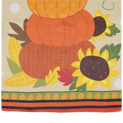 Northlight Pumpkins And Sunflowers Autumn Harvest House Flag 28" X 40" In Multi