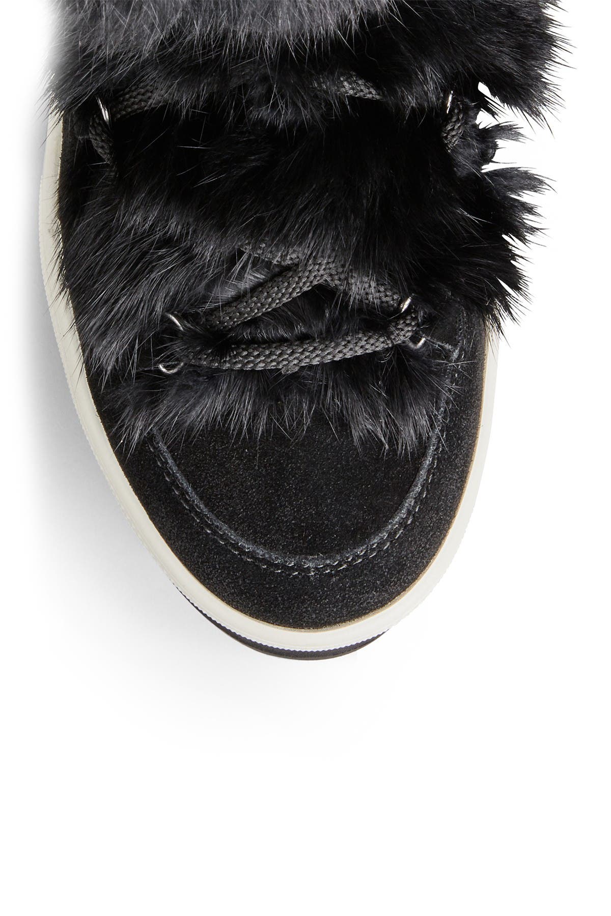 Cougar Vanora Genuine Rabbit Fur Trim Boot, Alternate, color, 