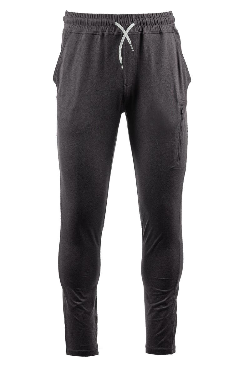 Soft Jersey Joggers, Main, color, HEATHER CHARCOAL