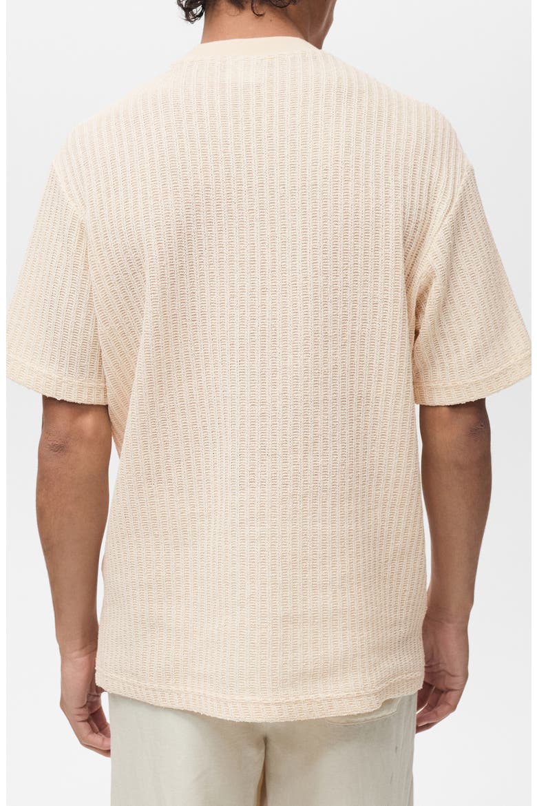 Stripe Jersey T-Shirt, Alternate, color, IVORY WHITE