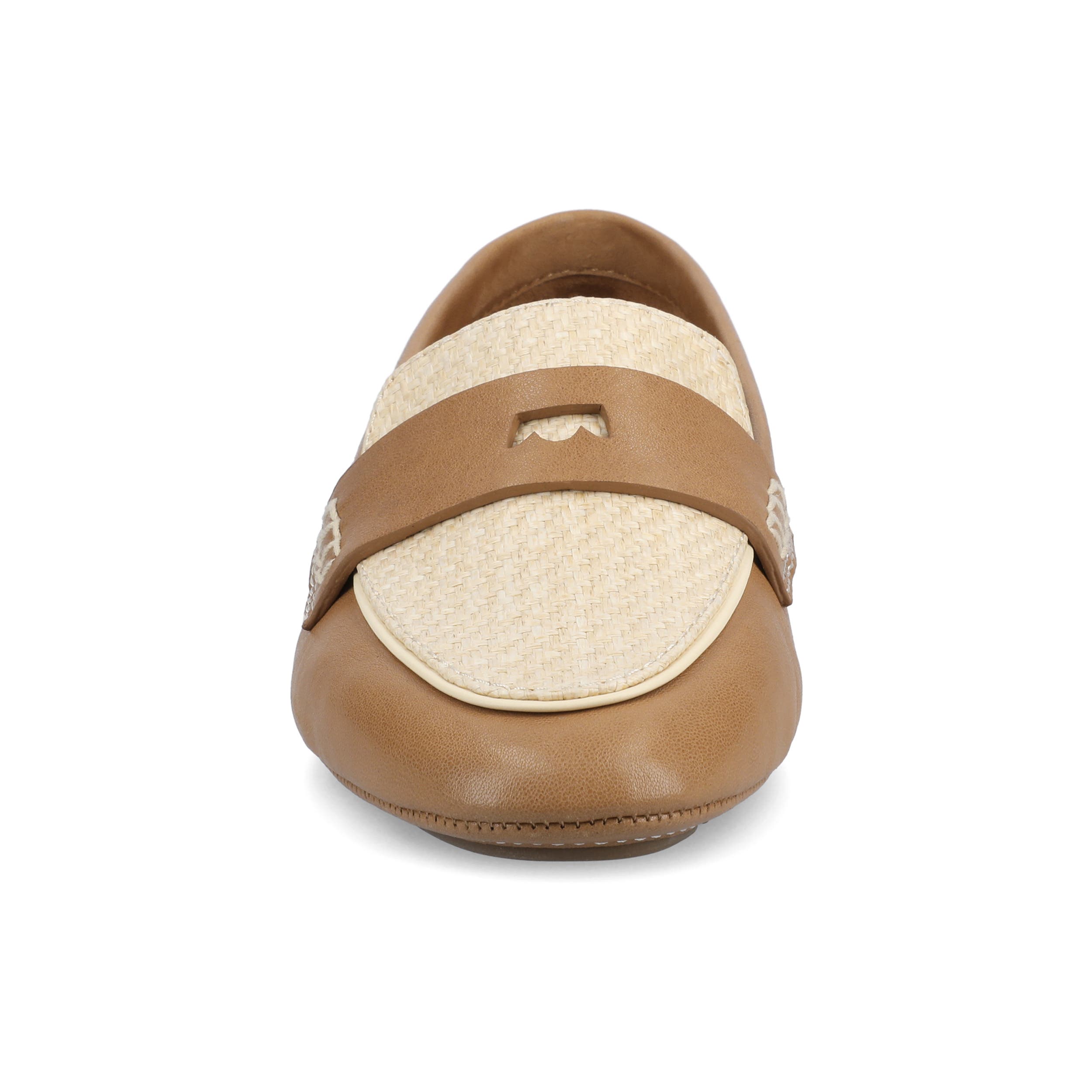 The Vesper Driver Loafers, Alternate, color, Cappuccino Leather Raffia
