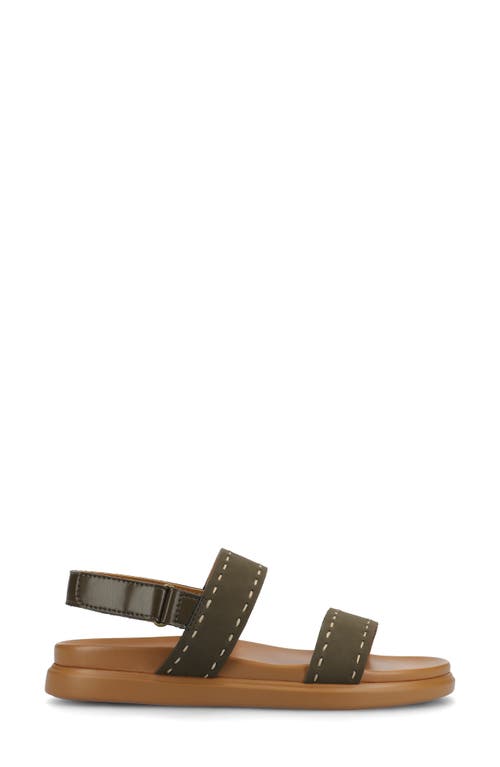 Journee Collection Milie Platform Sandal In Olive