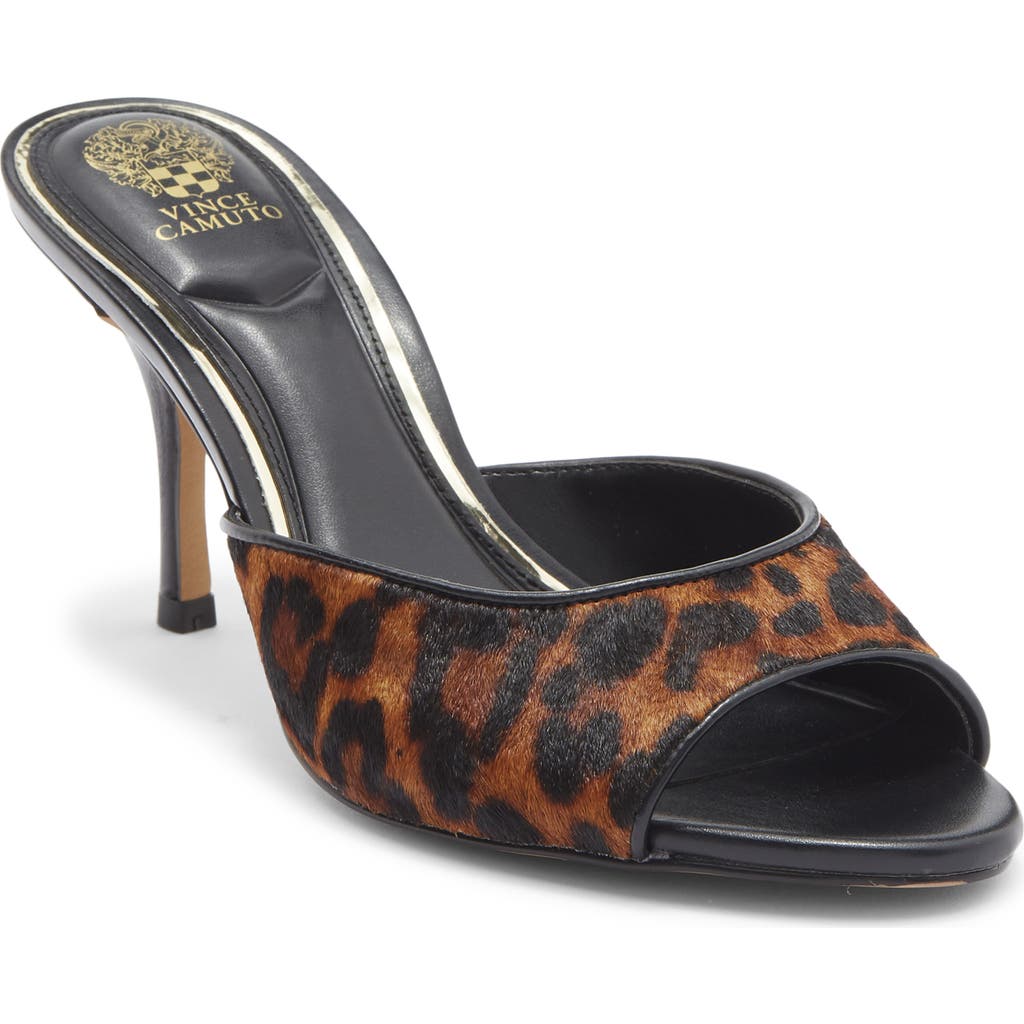 Vince Camuto Prynn Genuine Calf Hair Sandal In Animal Print