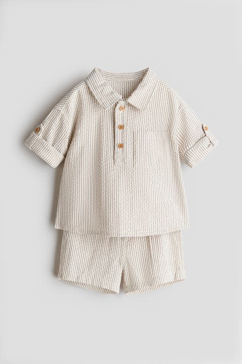 2-piece Cotton Seersucker Set