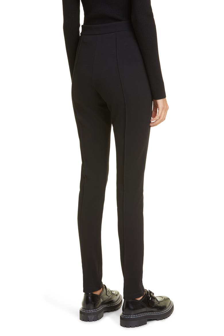 Torino Jersey Ankle Pants, Alternate, color, BLACK