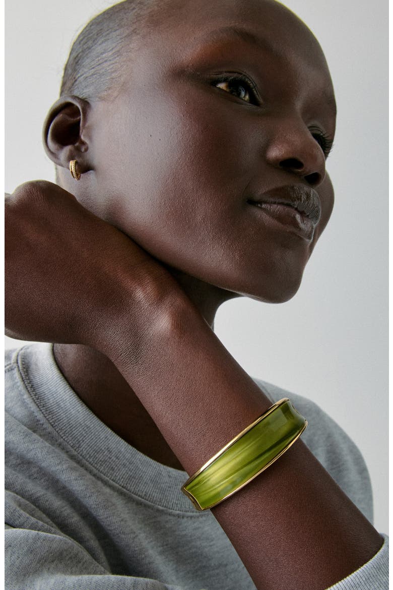 bold bangle, Alternate, color, LIGHT GREEN