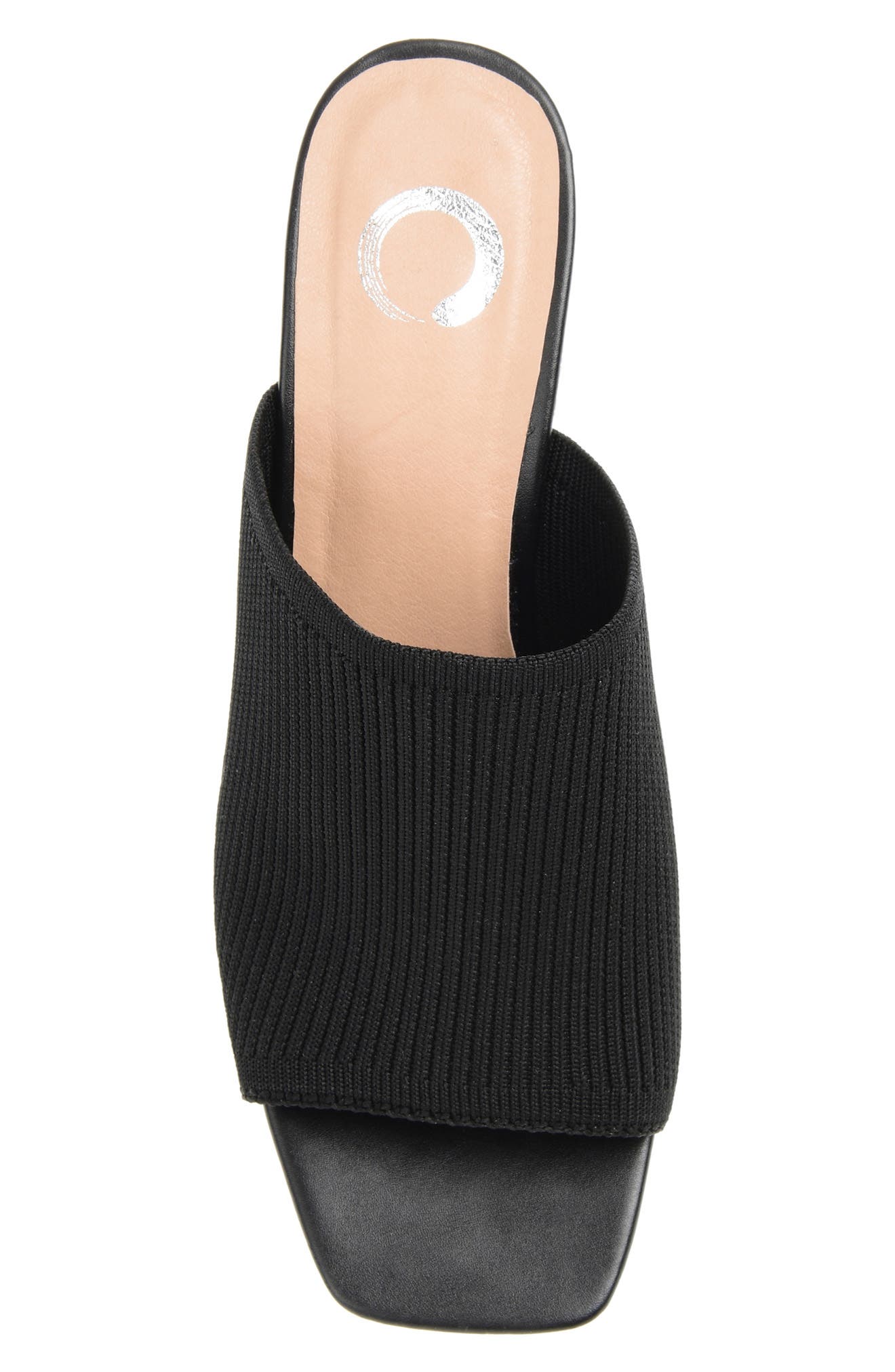 Journee Collection Lorenna Block Heel Mule - Wide Width, Alternate, color, Black