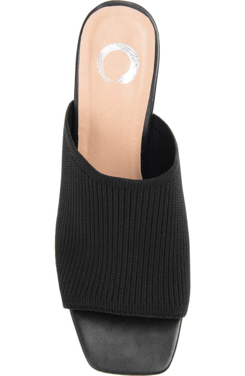 Journee Collection Lorenna Block Heel Mule - Wide Width, Alternate, color, Black