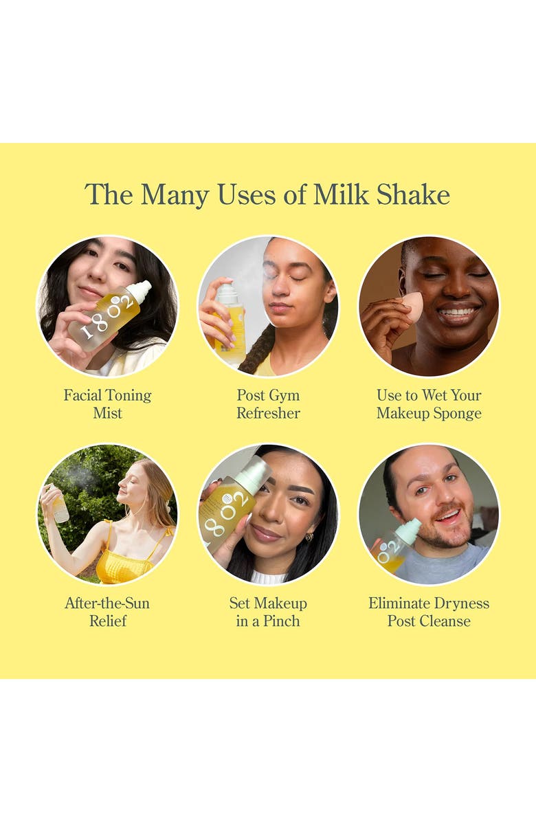 Beekman 1802 Milk Shake Hyaluronic Acid & Squalane Facial Toner Mist, Alternate, color, 