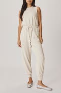Splendid Scubasoft Tie Waist Sleeveless Jumpsuit