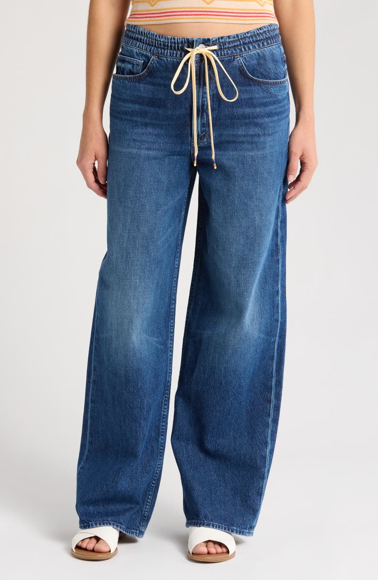 MOTHER The Drawn Tagger Sneak Wide Leg Jeans, Main, color, 