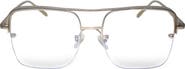 Fifth & Ninth Sunday 58mm Aviator Blue Light Blocking Glasses