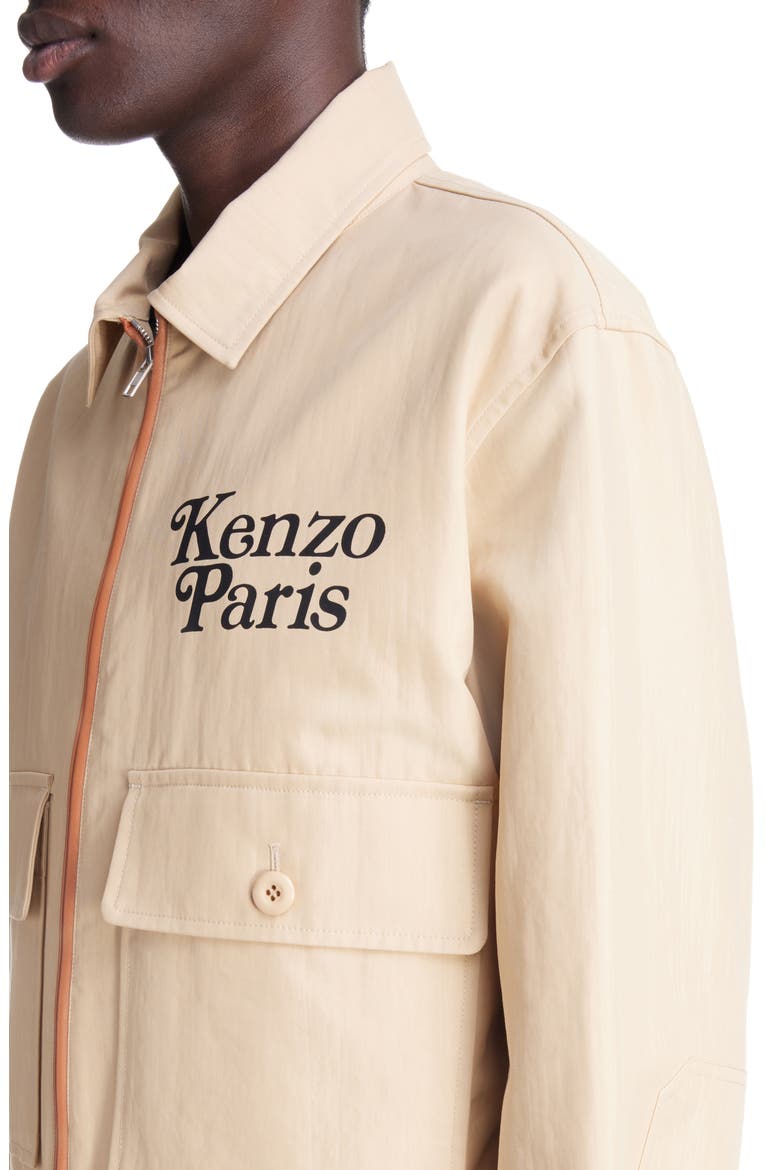 Verdy Logo Cotton & Nylon Jacket, Alternate, color, CAMEL