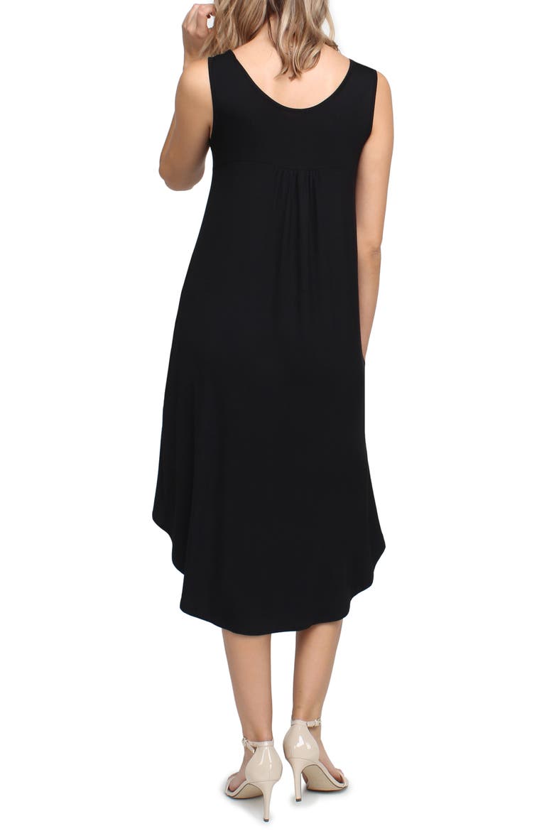 Makena Maternity/Nursing Dress, Alternate, color, BLACK