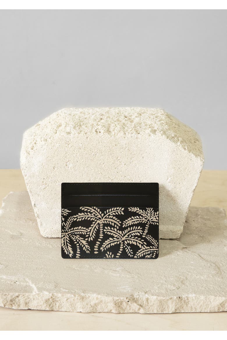 Abstract Palms Cardholder, Alternate, color, Abstract Palms