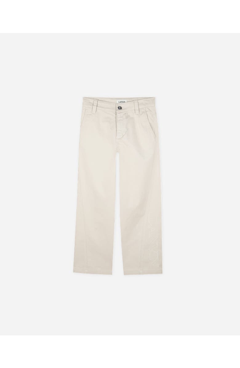 Lanvin KIDS BAGGY COTTON TROUSERS, Alternate, color, 