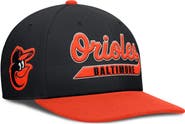 Nike Men's Nike Black/Orange Baltimore Orioles Pro Performance Snapback Hat