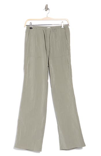 Elodie Topstitched Drawstring Waist Pants