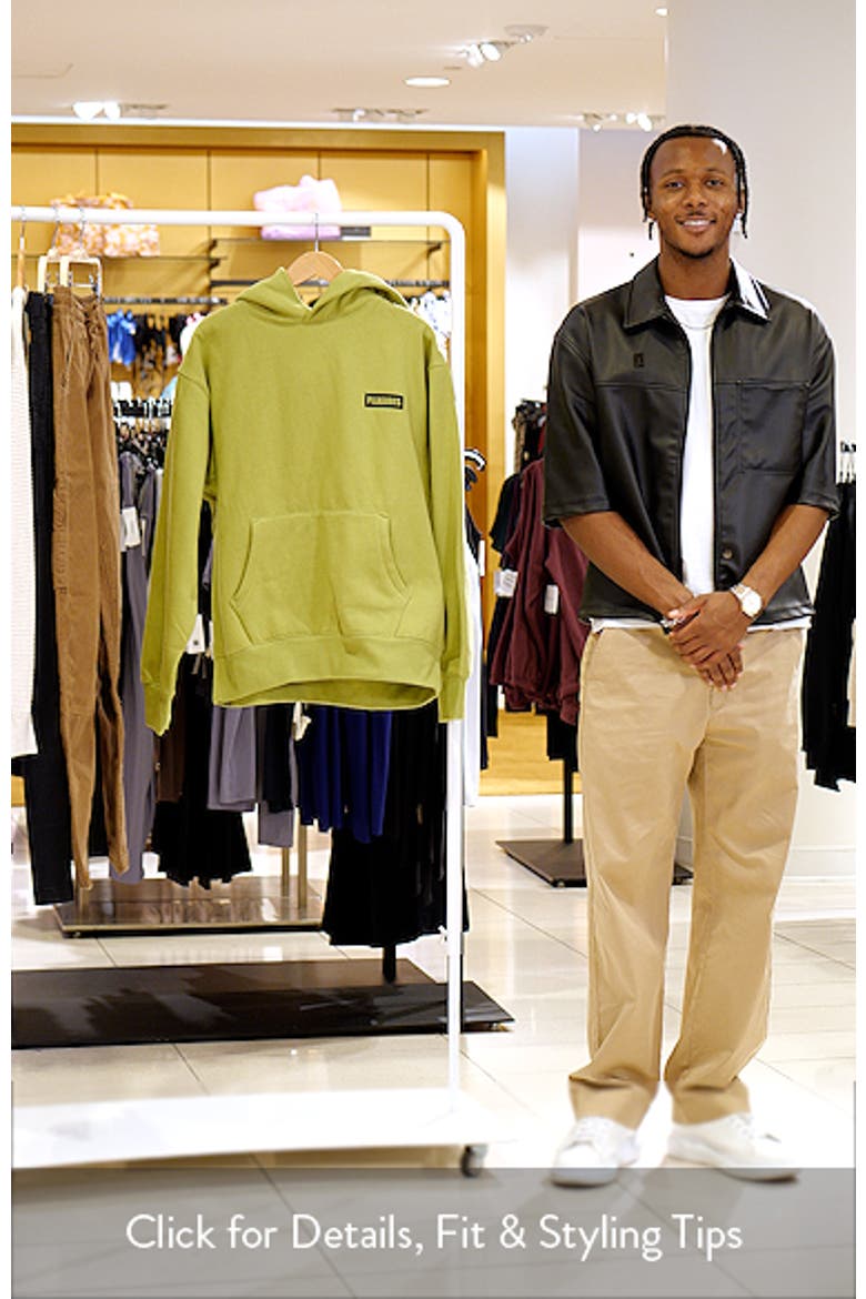 PLEASURES x Boiler Room Workman Oversize Hoodie (Nordstrom