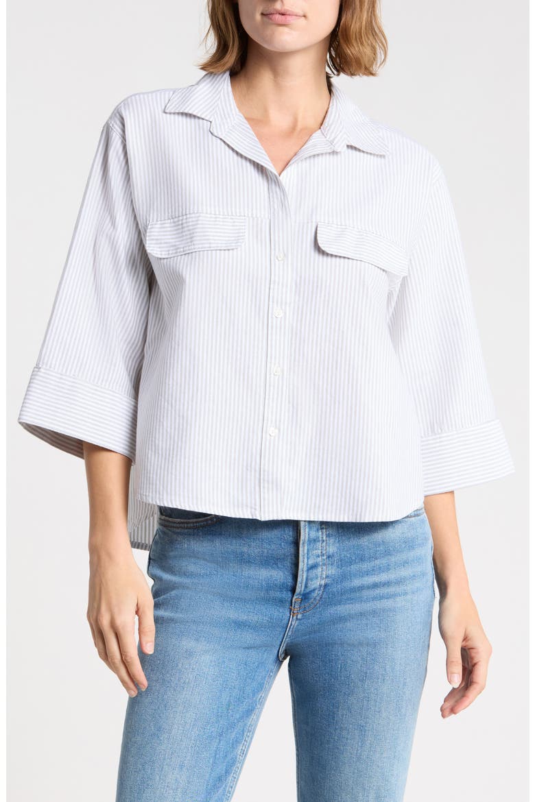 Jennie Button-Up Shirt, Main, color, SAGE MOSS