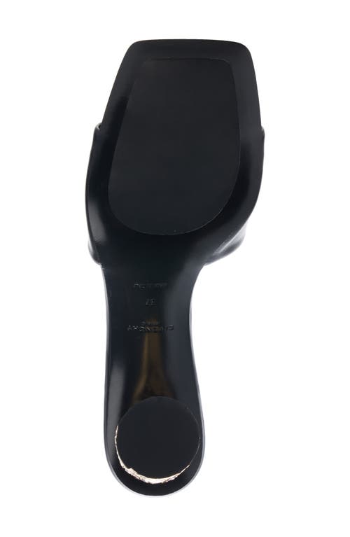 Givenchy Logo Heel Sandal In Black