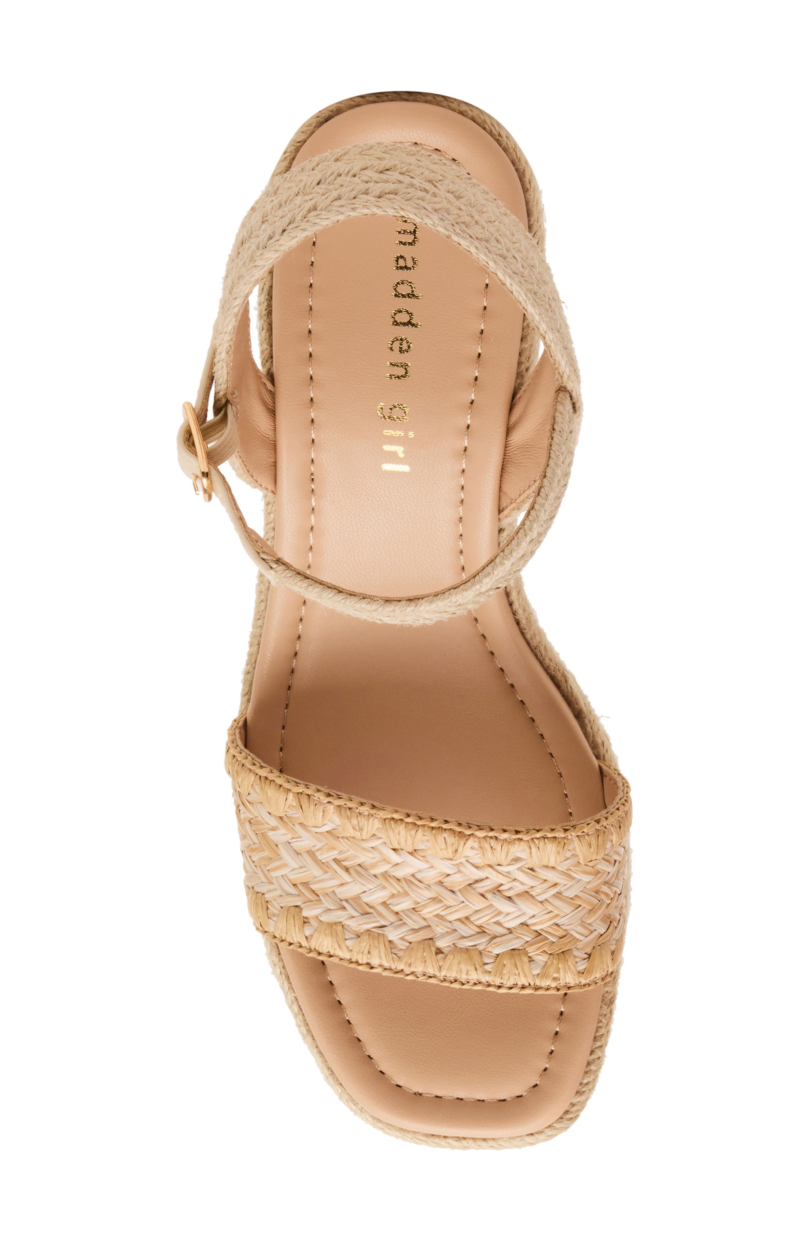 Madden Girl <p>Valleyyy Platform Wedge Sandal (Women) </p>, Alternate, color, Dark Natural